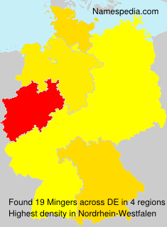 Surname Mingers in Germany