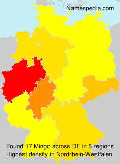 Surname Mingo in Germany Surname Mingo in Germany