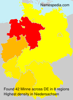 Surname Minne in Germany Surname Minne in Germany