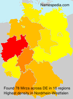 Surname Mirza in Germany Surname Mirza in Germany