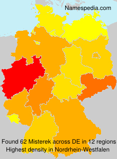 Surname Misterek in Germany Surname Misterek in Germany