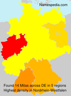 Surname Mitas in Germany Surname Mitas in Germany