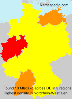 Surname Mleczko in Germany Surname Mleczko in Germany