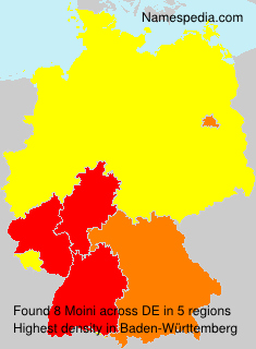Surname Moini in Germany Surname Moini in Germany
