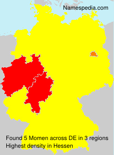 Surname Momen in Germany Surname Momen in Germany