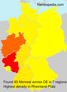 Surname Monreal in Germany Surname Monreal in Germany