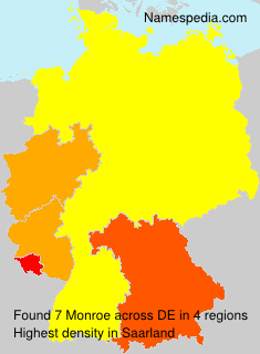 Surname Monroe in Germany Surname Monroe in Germany