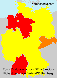 Surname Monske in Germany Surname Monske in Germany