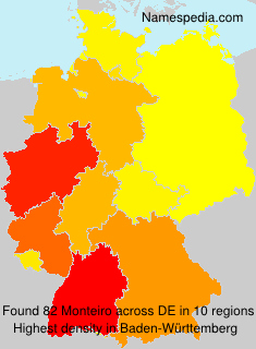 Surname Monteiro in Germany Surname Monteiro in Germany