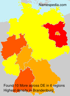 Surname More in Germany Surname More in Germany