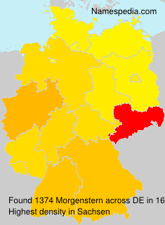 Surname Morgenstern in Germany Surname Morgenstern in Germany