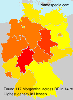 Surname Morgenthal in Germany Surname Morgenthal in Germany