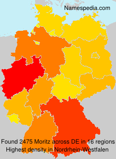 Surname Moritz in Germany Surname Moritz in Germany