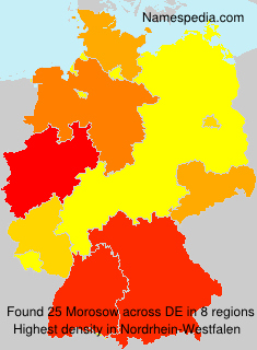 Surname Morosow in Germany Surname Morosow in Germany