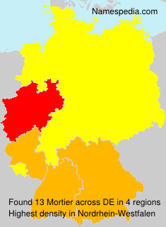 Surname Mortier in Germany Surname Mortier in Germany
