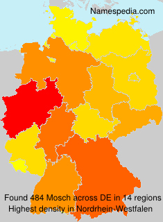 Surname Mosch in Germany Surname Mosch in Germany