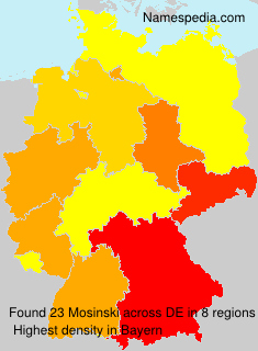 Surname Mosinski in Germany Surname Mosinski in Germany