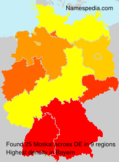 Surname Moskal in Germany Surname Moskal in Germany