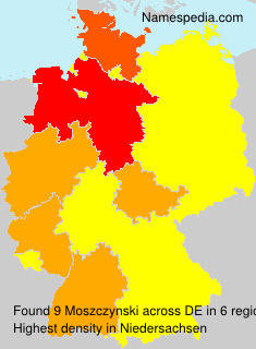 Surname Moszczynski in Germany Surname Moszczynski in Germany