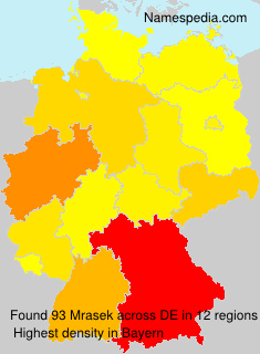 Surname Mrasek in Germany Surname Mrasek in Germany