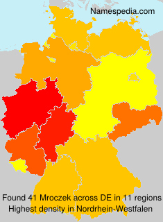 Surname Mroczek in Germany Surname Mroczek in Germany
