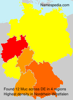 Surname Muc in Germany Surname Muc in Germany
