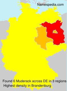 Surname Muderack in Germany Surname Muderack in Germany