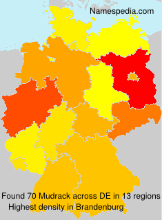 Surname Mudrack in Germany Surname Mudrack in Germany