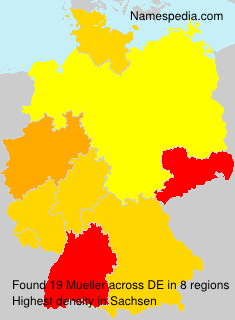 Surname Mueller in Germany Surname Mueller in Germany