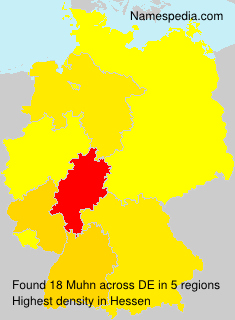 Surname Muhn in Germany Surname Muhn in Germany
