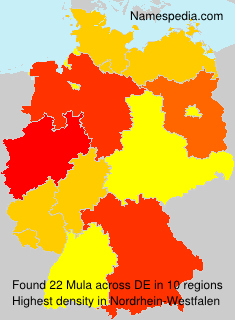 Surname Mula in Germany Surname Mula in Germany