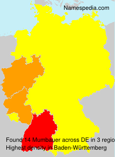 Surname Mumbauer in Germany Surname Mumbauer in Germany
