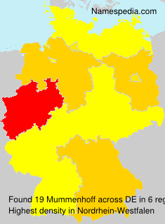 Surname Mummenhoff in Germany Surname Mummenhoff in Germany