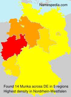 Surname Munka in Germany Surname Munka in Germany