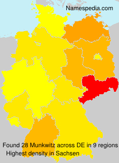 Surname Munkwitz in Germany Surname Munkwitz in Germany