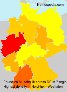 Surname Muschallik in Germany Surname Muschallik in Germany
