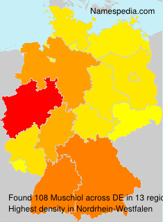 Surname Muschiol in Germany Surname Muschiol in Germany