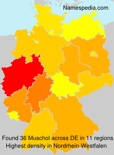Surname Muschol in Germany Surname Muschol in Germany