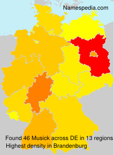 Surname Musick in Germany Surname Musick in Germany