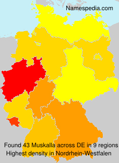 Surname Muskalla in Germany Surname Muskalla in Germany