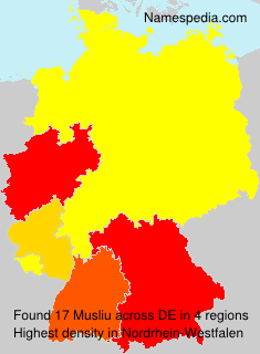Surname Musliu in Germany Surname Musliu in Germany
