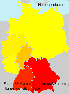 Surname Musselmann in Germany Surname Musselmann in Germany