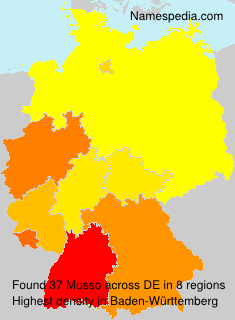 Surname Musso in Germany Surname Musso in Germany