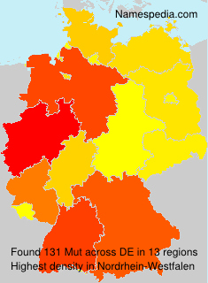 Surname Mut in Germany Surname Mut in Germany