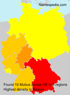 Surname Mutius in Germany Surname Mutius in Germany