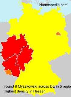 Surname Myszkowski in Germany Surname Myszkowski in Germany