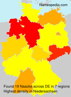 Surname Naacke in Germany Surname Naacke in Germany