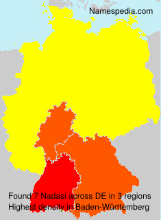 Surname Nadasi in Germany Surname Nadasi in Germany