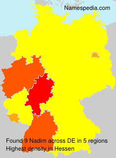Surname Nadim in Germany Surname Nadim in Germany