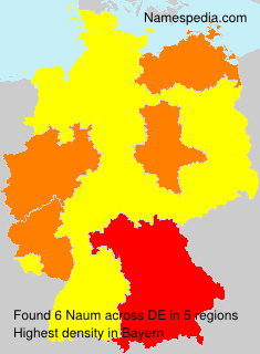 Surname Naum in Germany Surname Naum in Germany